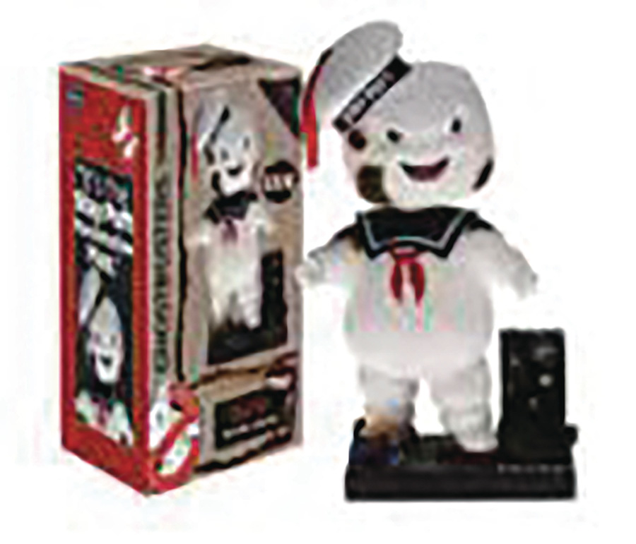 Ghostbusters Classic Stay Puft Marshmallow Man Scorched Bobble Head