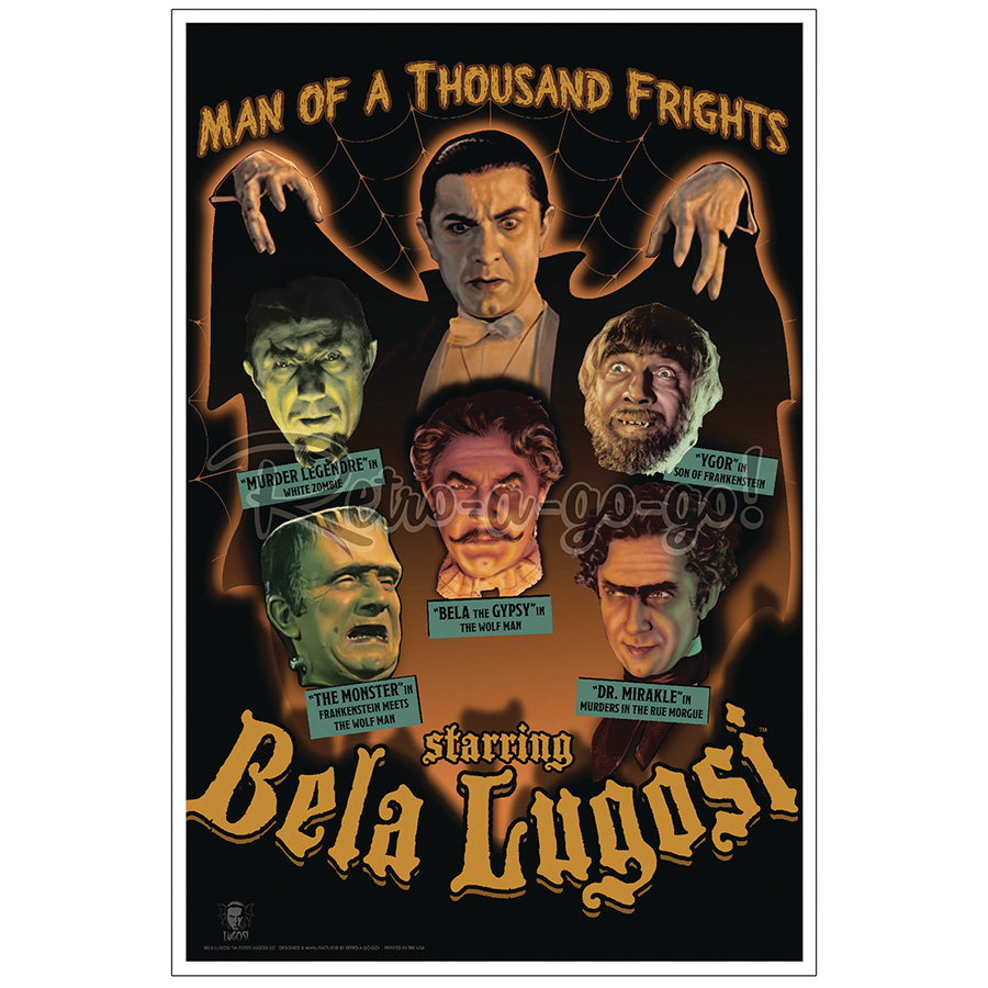 Bela Lugosi Print - Man Of A Thousand Frights