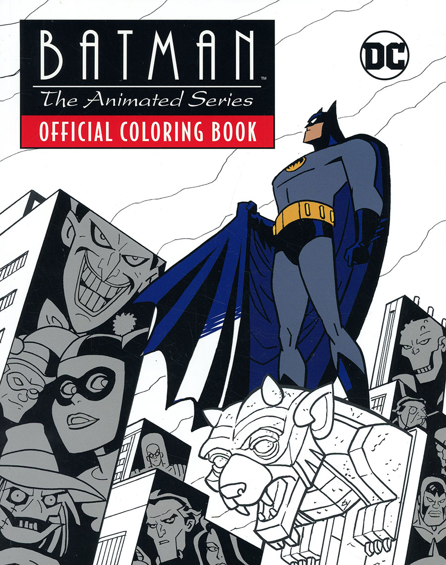 Batman The Animated Series Official Coloring Book SC