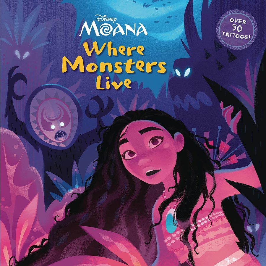 Moana Where Monsters Live Picture Book TP