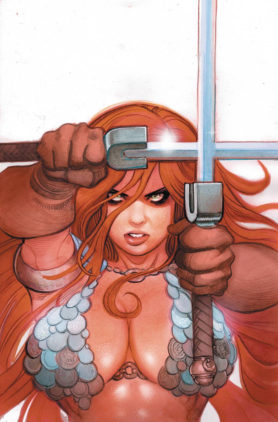 Red Sonja Death And The Devil #2 Cover J Incentive Moritat Virgin Cover