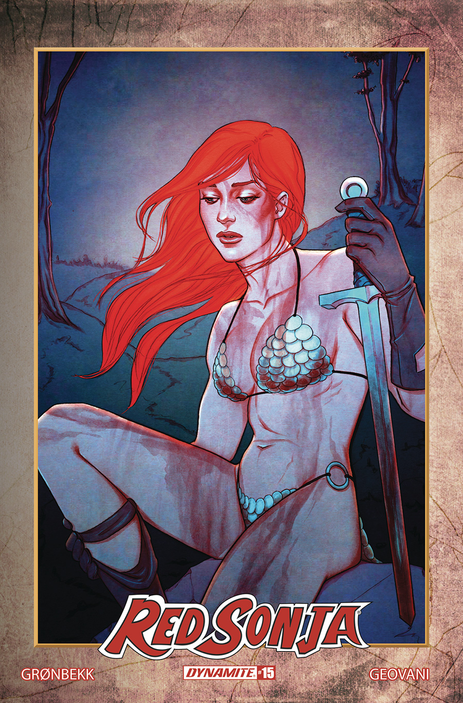 Red Sonja Vol 10 #15 Cover F Incentive Jenny Frison Modern Icon Variant Cover