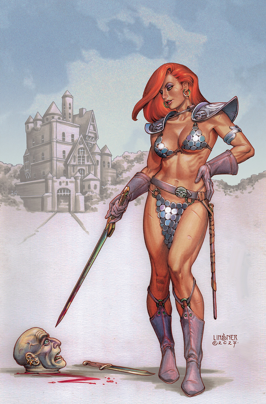 Red Sonja Vol 10 #15 Cover I Incentive Joseph Michael Linsner Virgin Cover