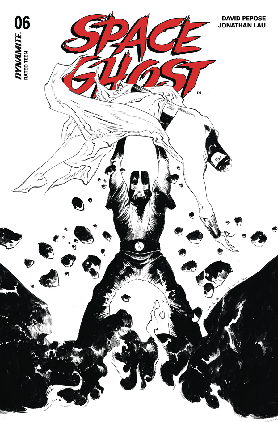 Space Ghost Vol 4 #6 Cover H Incentive Jae Lee Line Art Cover