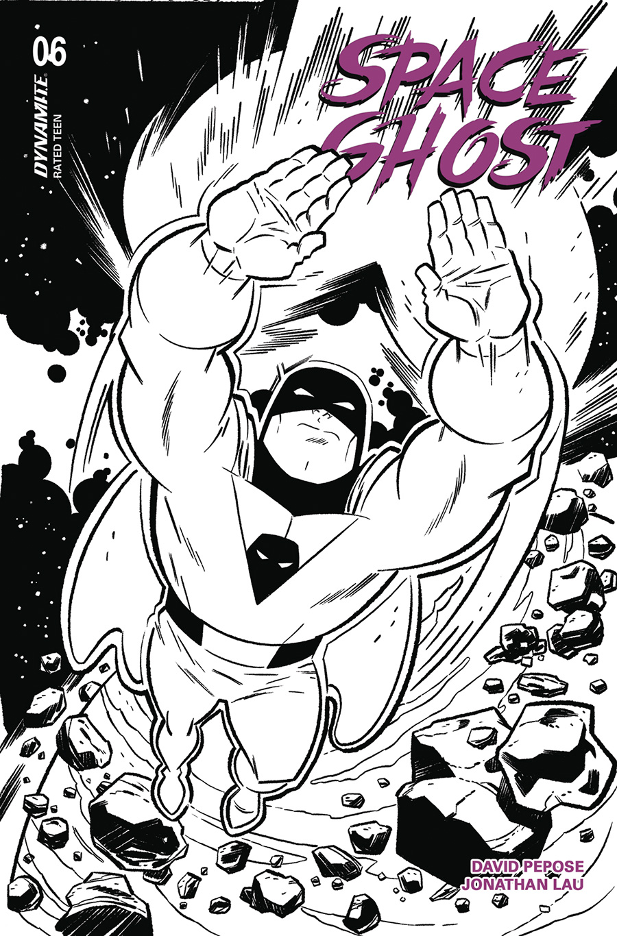 Space Ghost Vol 4 #6 Cover I Incentive Anthony Marques & J Bone Line Art Cover