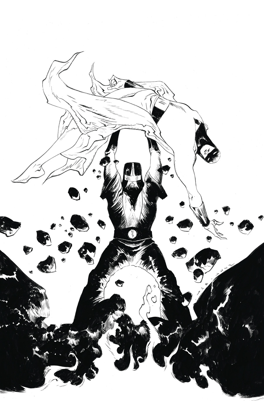 Space Ghost Vol 4 #6 Cover J Incentive Jae Lee Line Art Virgin Cover