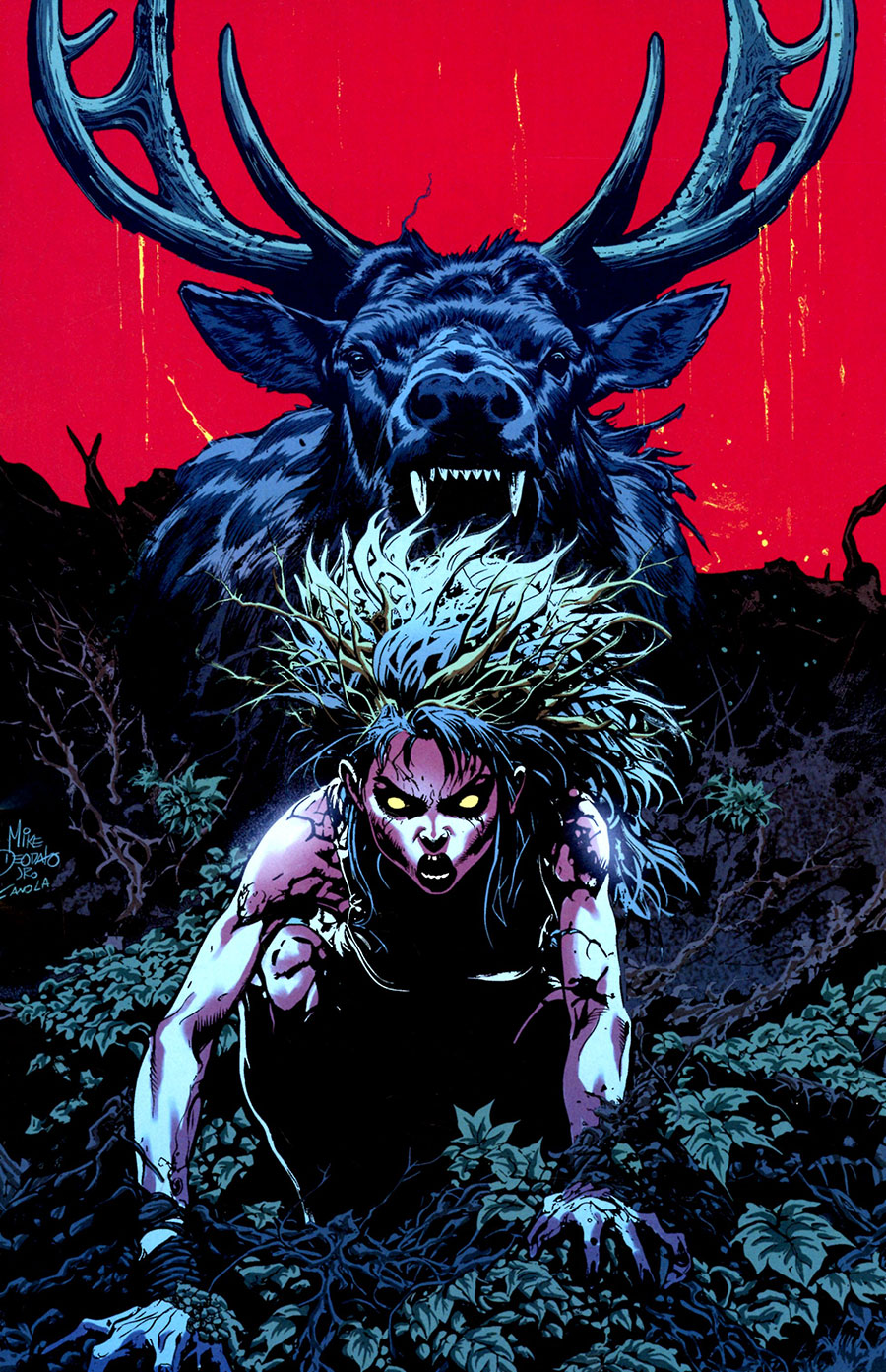 Creeping Below #1 Cover D Incentive Mike Deodato Jr Virgin Variant Cover