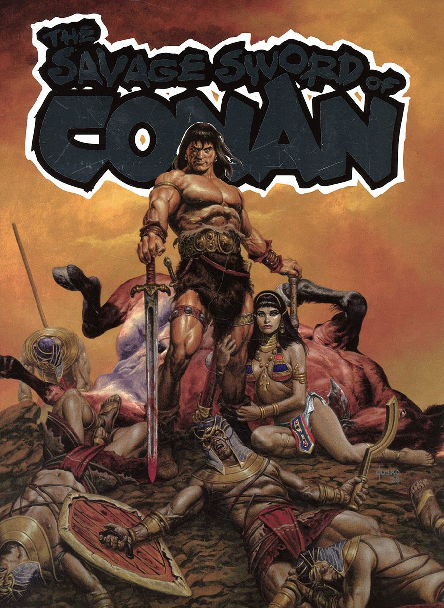 Savage Sword Of Conan Vol 2 #1 Cover E SDCC Exclusive Joe Jusko Foil Variant Cover