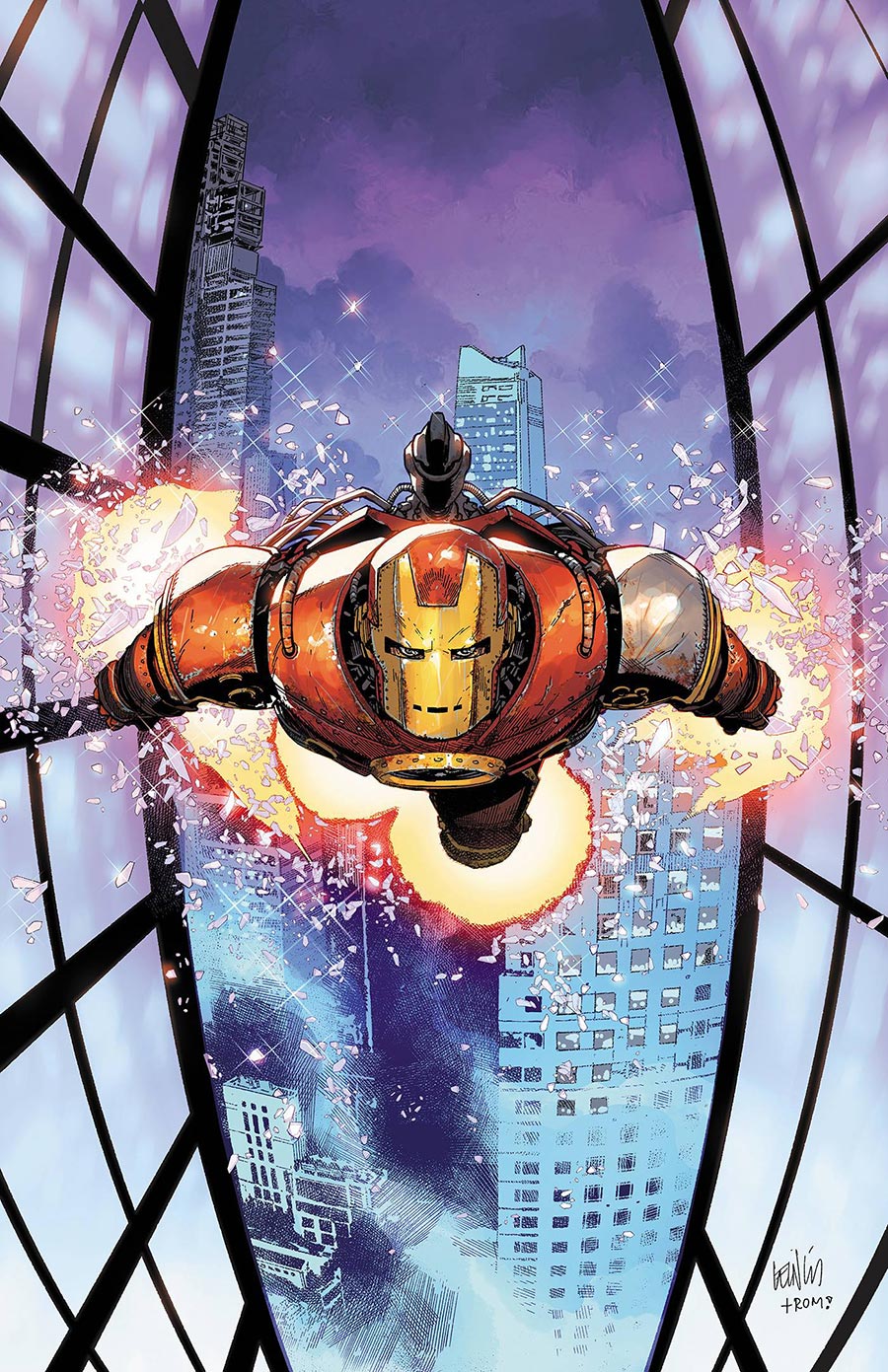 Iron Man Vol 7 #1 Cover I Incentive Leinil Francis Yu Virgin Variant Cover