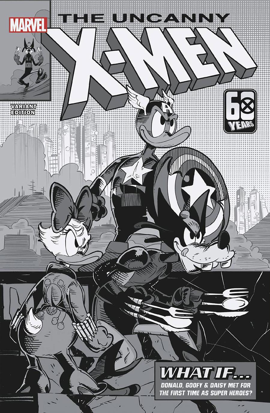 Amazing Spider-Man Vol 6 #59 Cover E Incentive Giada Perissinotto Disney What If Black & White Cover