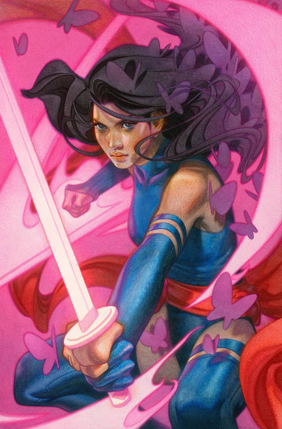 Psylocke Vol 2 #1 Cover H Incentive Tran Nguyen Virgin Cover