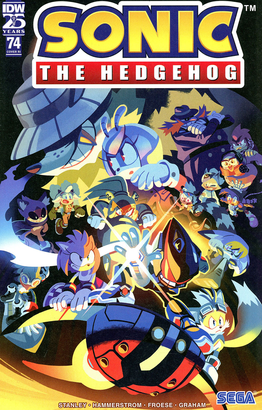 Sonic The Hedgehog Vol 3 #74 Cover C Incentive Nathalie Fourdraine Variant Cover