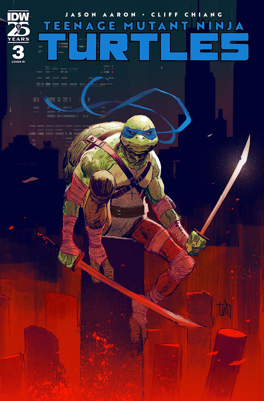 Teenage Mutant Ninja Turtles Vol 6 #3 Cover I Incentive Paolo Rivera Variant Cover