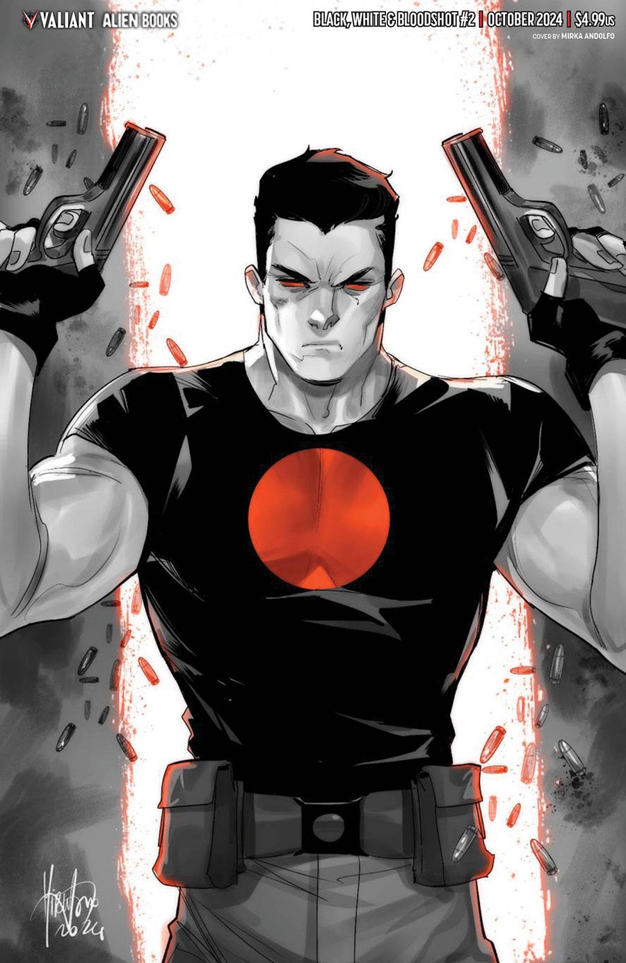 Black White & Bloodshot #2 Cover F Incentive Mirka Andolfo Virgin Cover