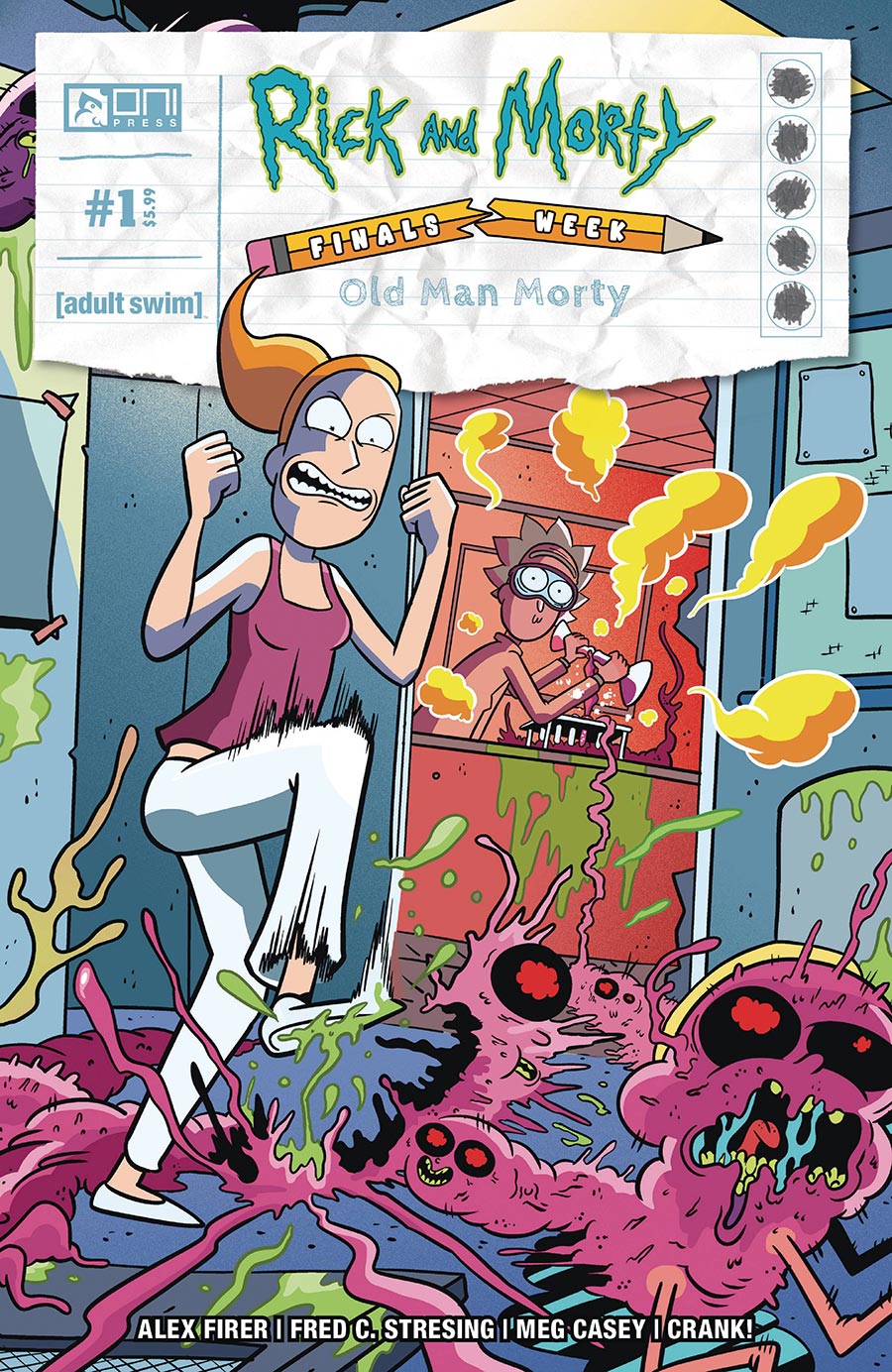 Rick And Morty Finals Week Old Man Morty #1 (One Shot) Cover C Incentive Marc Ellerby Interlocking Variant Cover