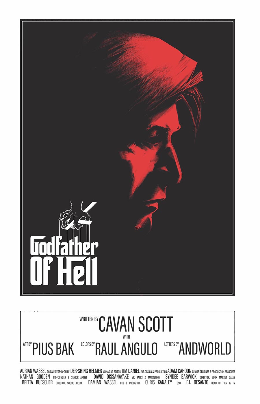 Godfather Of Hell #1 Cover C Incentive Conor Boyle The Godfather Movie Poster Homage Variant Cover