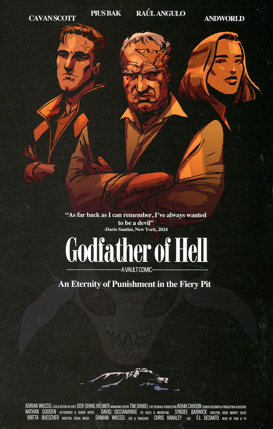 Godfather Of Hell #1 Cover G Incentive Jacob Phillips Goodfellas Movie Poster Homage Variant Cover