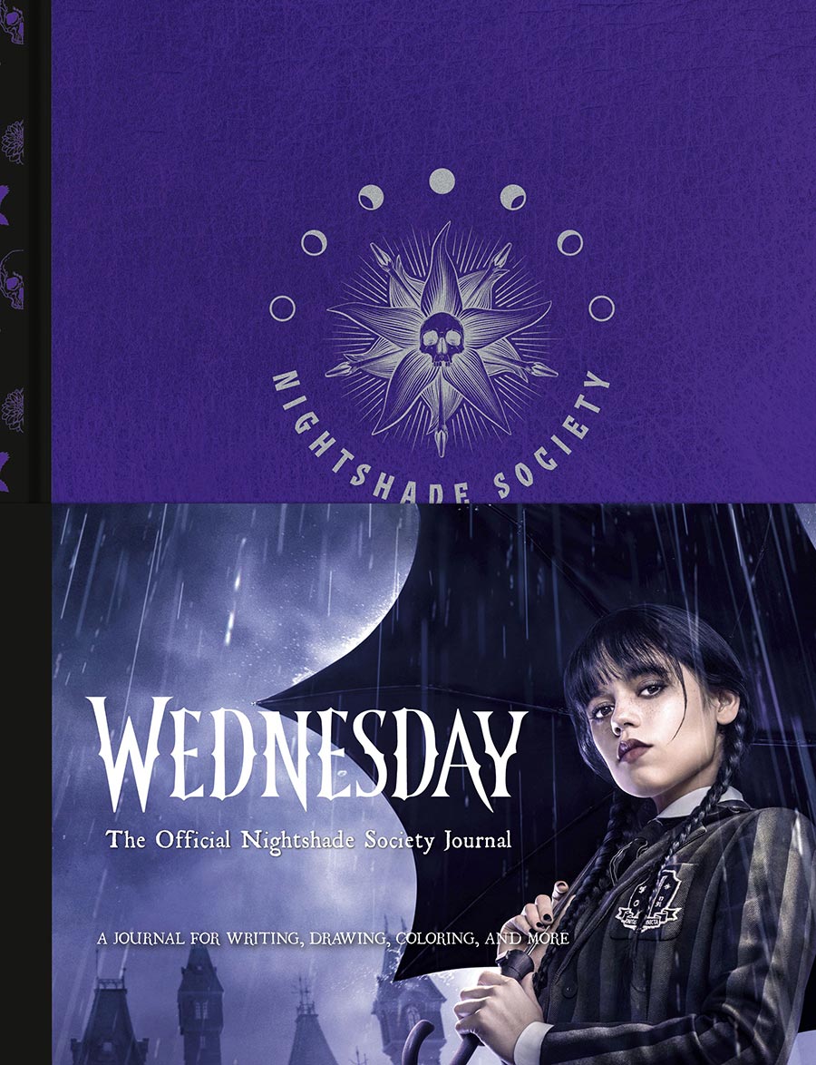 Wednesday The Official Nightshade Society Journal A Journal For Writing Drawing Coloring And More HC