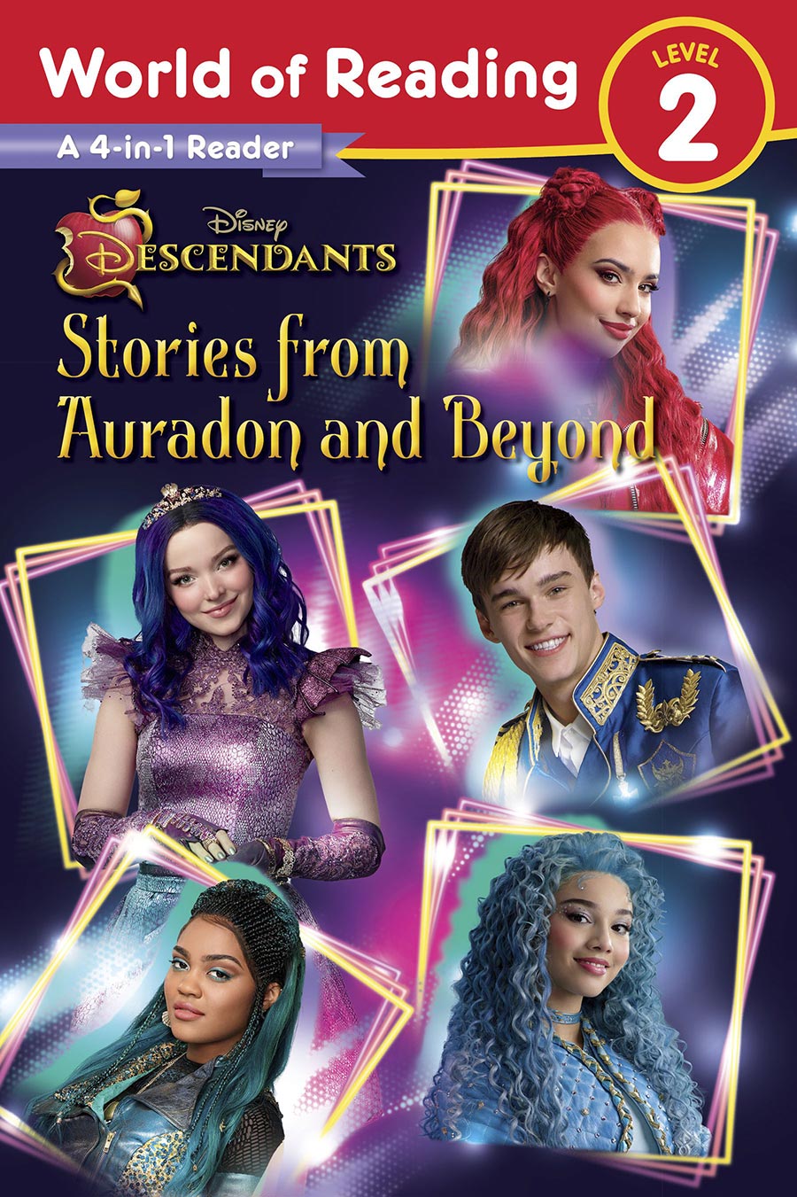 World Of Reading Level 2 Descendants 4-In-1 Reader Stories From Auradon And Beyond TP