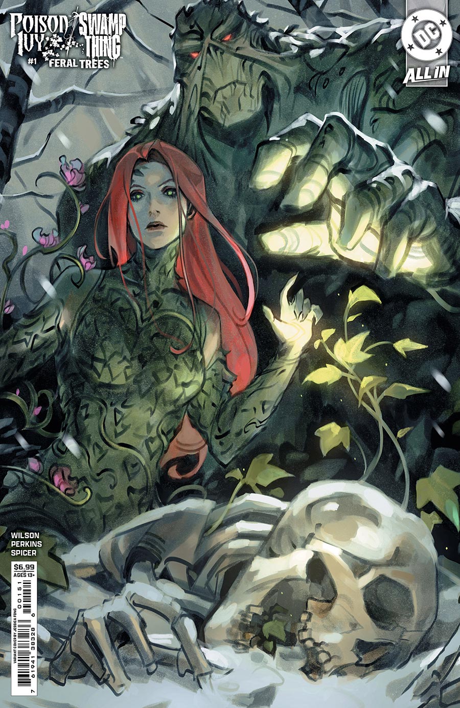 Poison Ivy Swamp Thing Feral Trees #1 (One Shot) Cover D Variant Jessica Fong Card Stock Cover