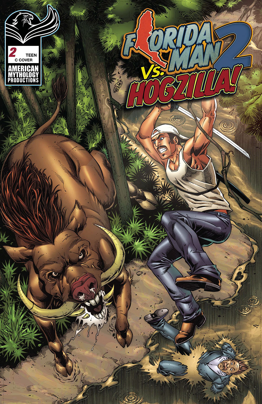 Florida Man vs Hogzilla #2 Cover C Variant Rogue Monori Cover