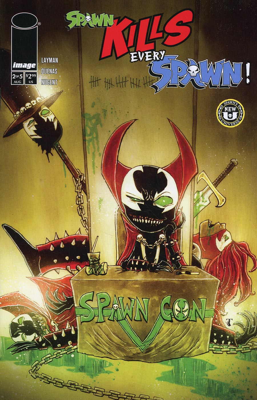 Spawn Kills Every Spawn #2 Cover B Variant Ben Templesmith Cover (Limit 1 Per Customer)