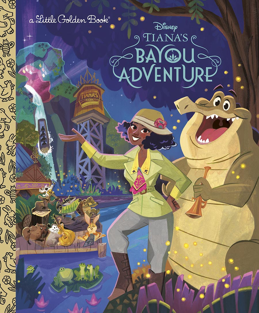 Disney Tianas Bayou Adventure Little Golden Book HC