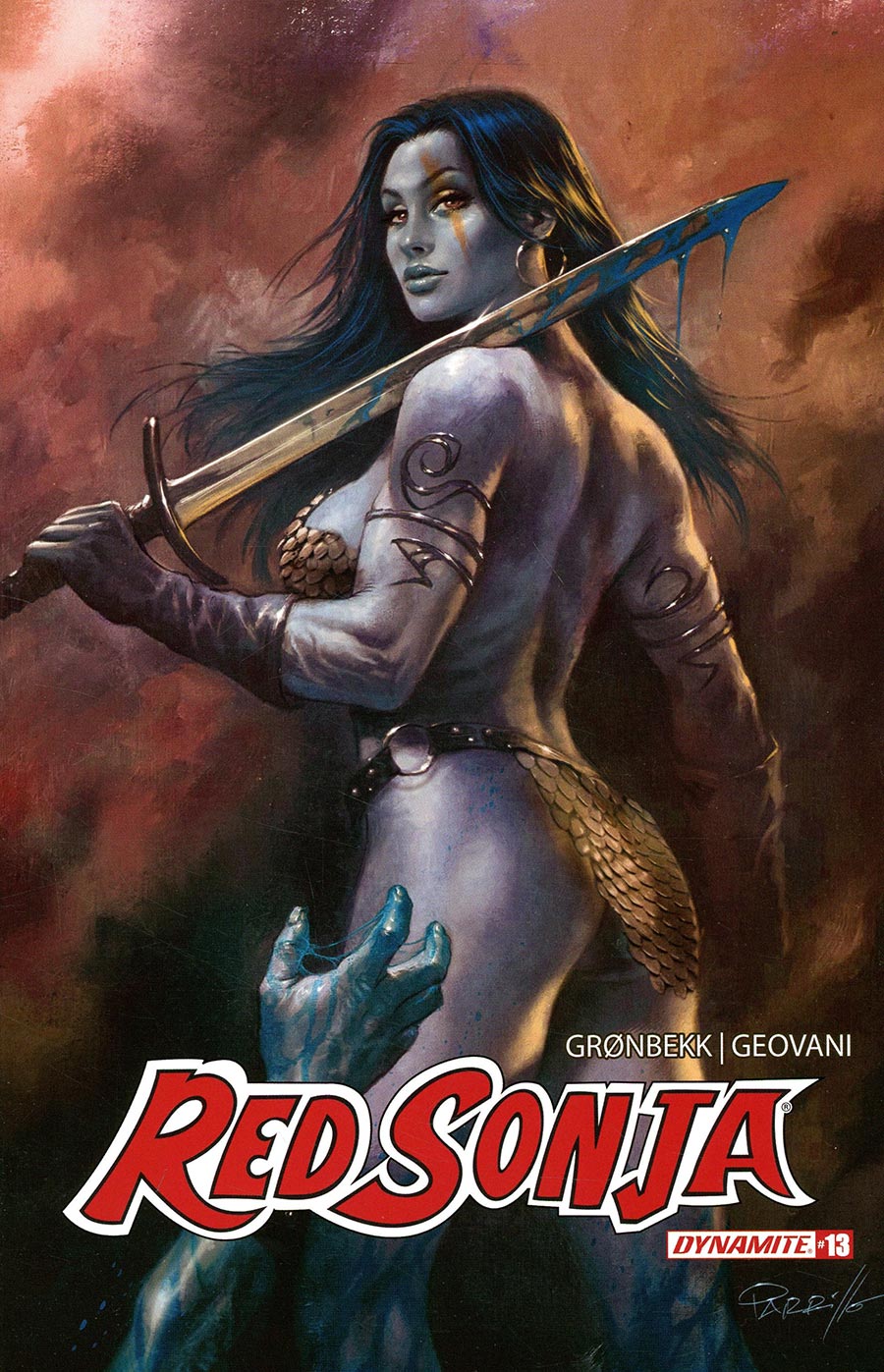 Red Sonja Vol 10 #13 Cover M Variant Lucio Parrillo Ultraviolet Cover