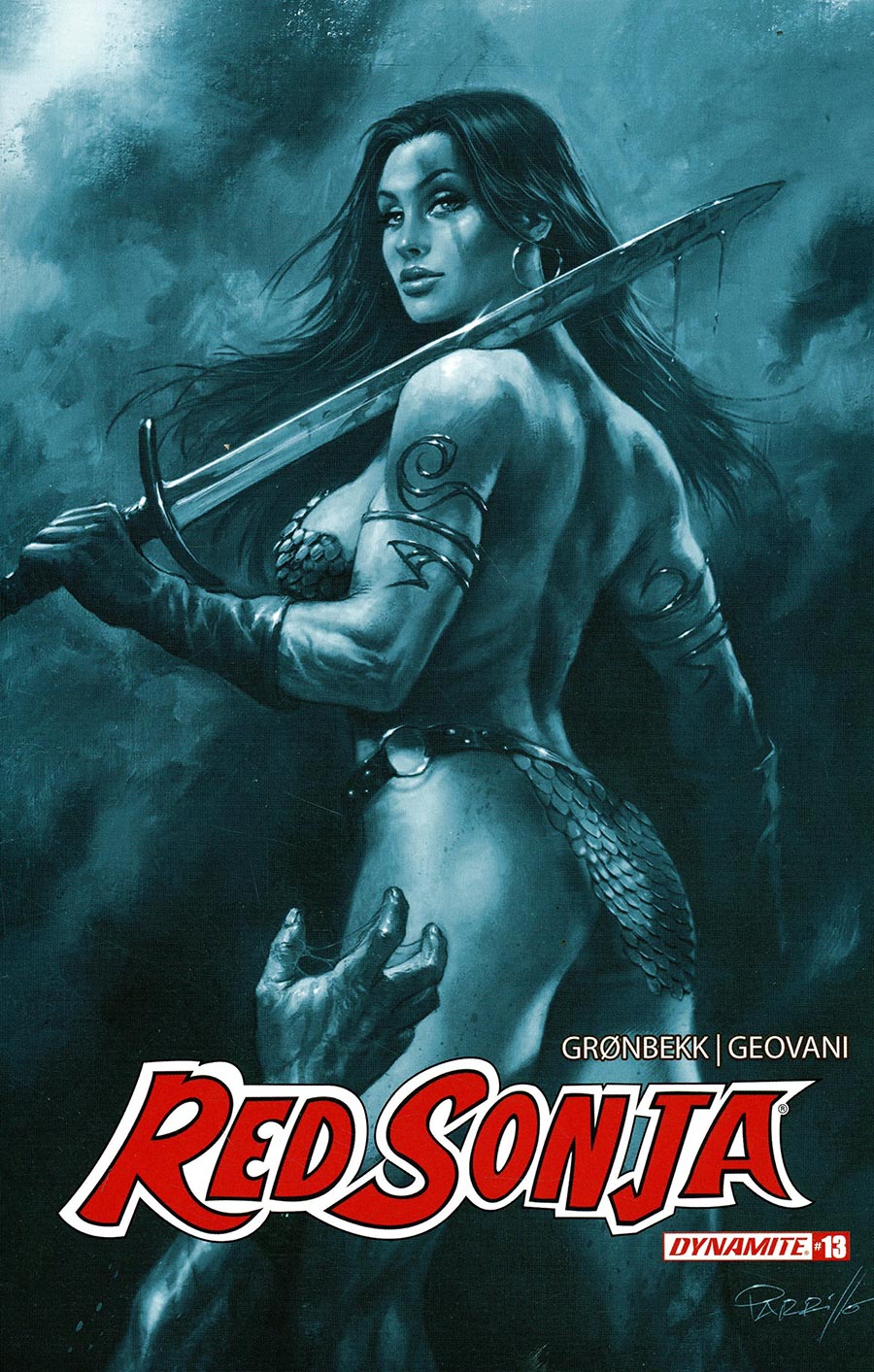 Red Sonja Vol 10 #13 Cover P Incentive Lucio Parrillo Tint Cover