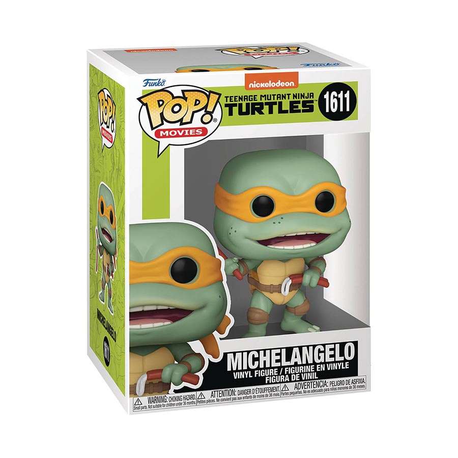 POP Movies Teenage Mutant Ninja Turtles Michelangelo With Sausage Link Nunchucks Vinyl Figure