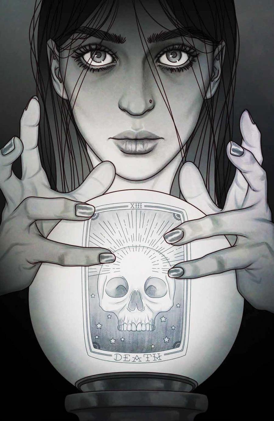 Minor Arcana #1 Cover J Incentive Jenny Frison Reveal Black & White Virgin Cover