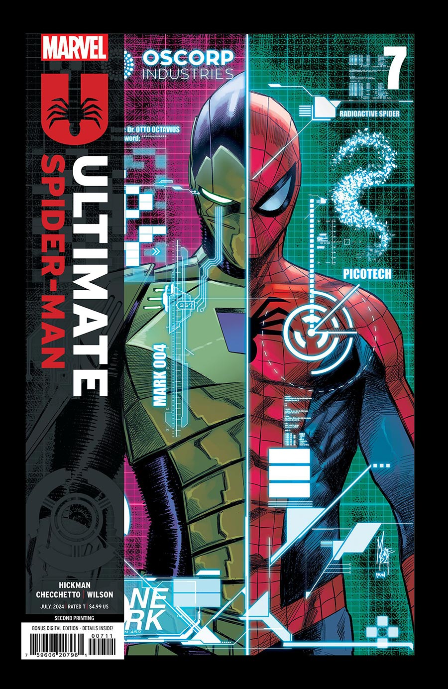 Ultimate Spider-Man Vol 2 #7 Cover D 2nd Ptg Marco Checchetto Variant Cover