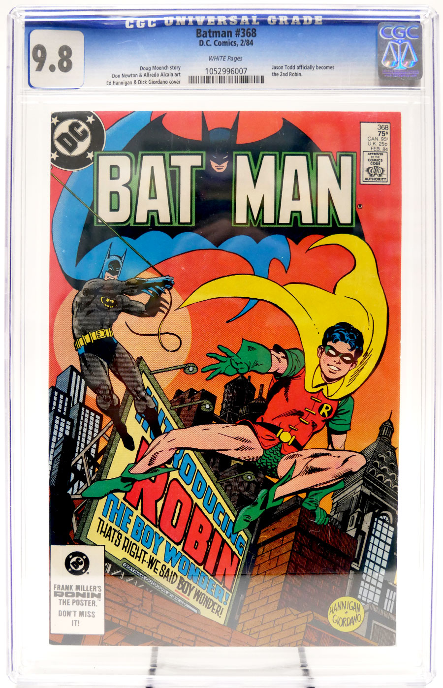 Batman #368 Cover C Regular Cover CGC 9.8