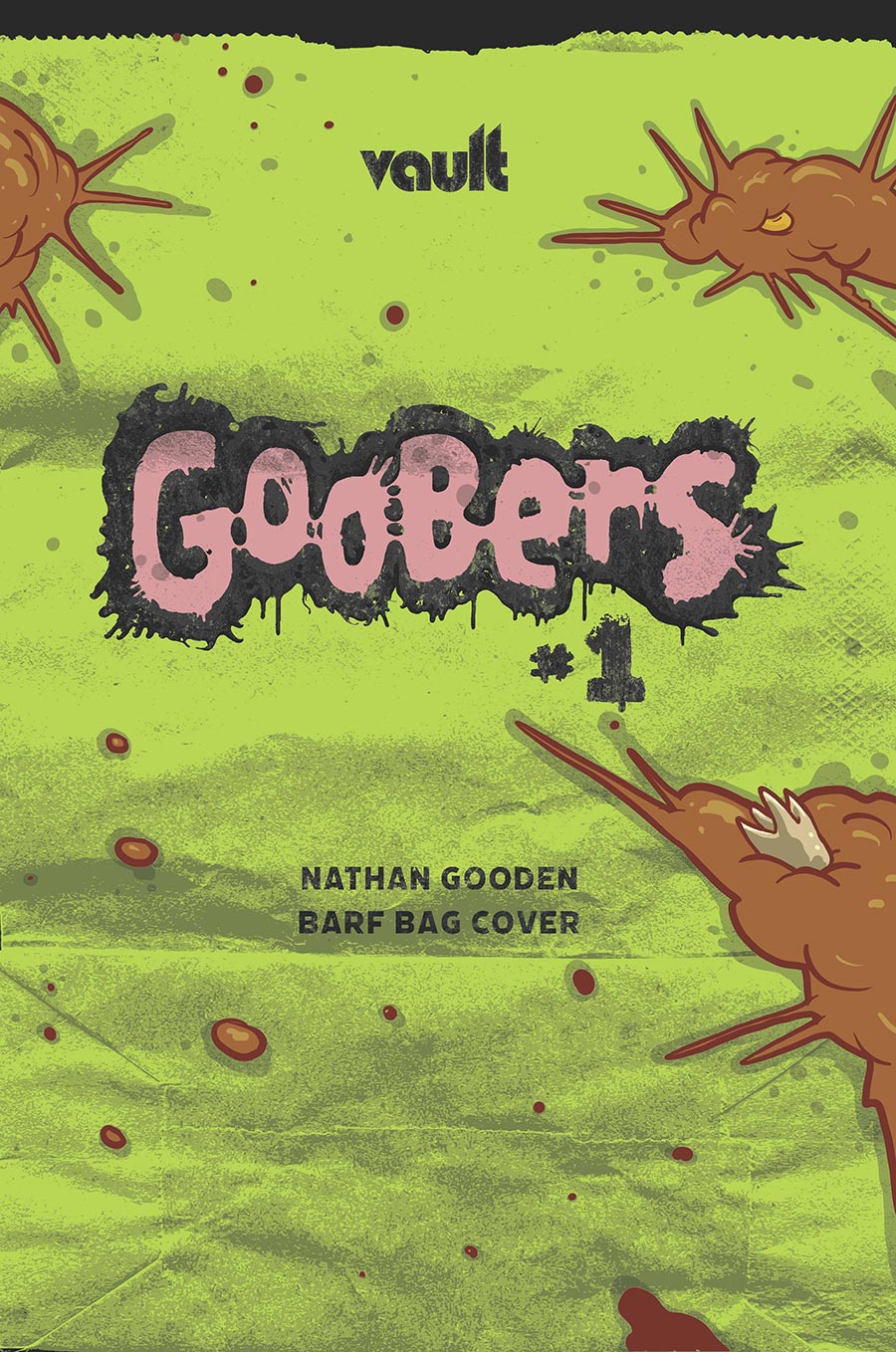 Goobers #1 Cover I Variant Nathan Gooden Barf Bag Polybagged Cover With Polybag