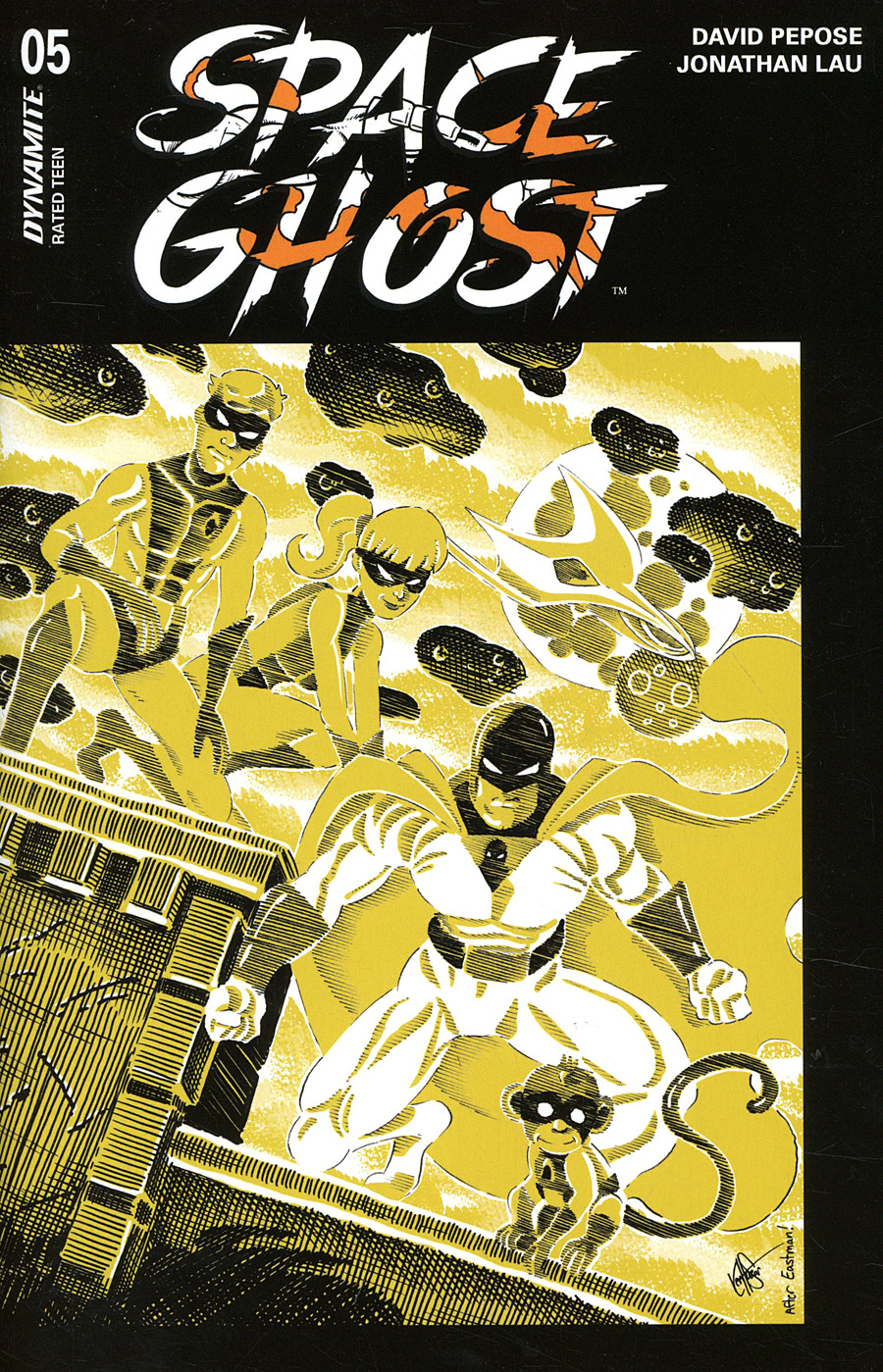 Space Ghost Vol 4 #5 Cover N Variant Ken Haeser Homage Cover