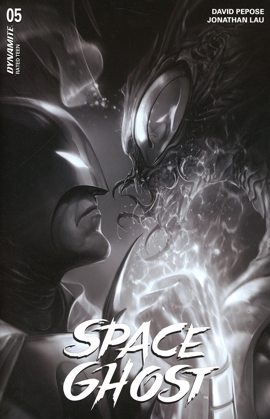 Space Ghost Vol 4 #5 Cover P Incentive Francesco Mattina Black & White Cover