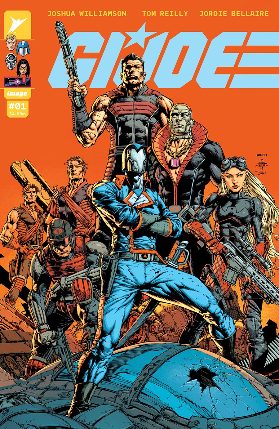 GI Joe Vol 10 #1 Cover D Variant David Finch Danny Miki Dave McCaig Cover