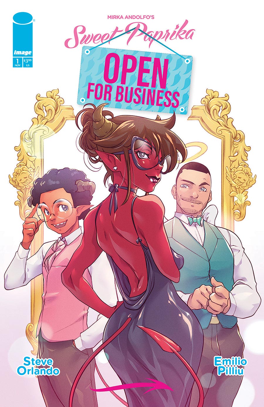 Mirka Andolfos Sweet Paprika Open For Business #1 Cover A Regular Emilio Pilliu Cover