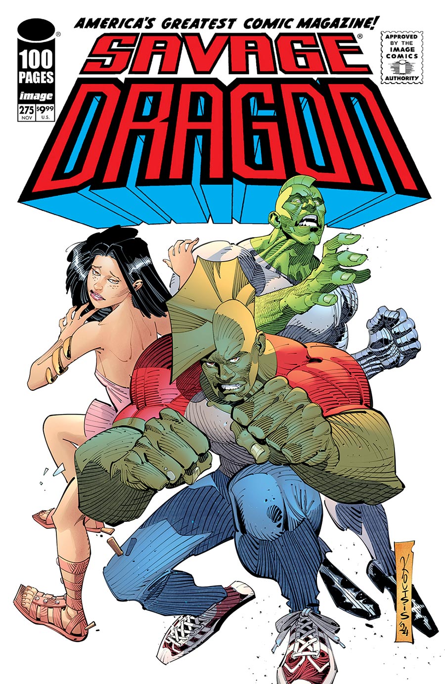 Savage Dragon Vol 2 #275 Cover C Variant Nikos Koutsis Cover