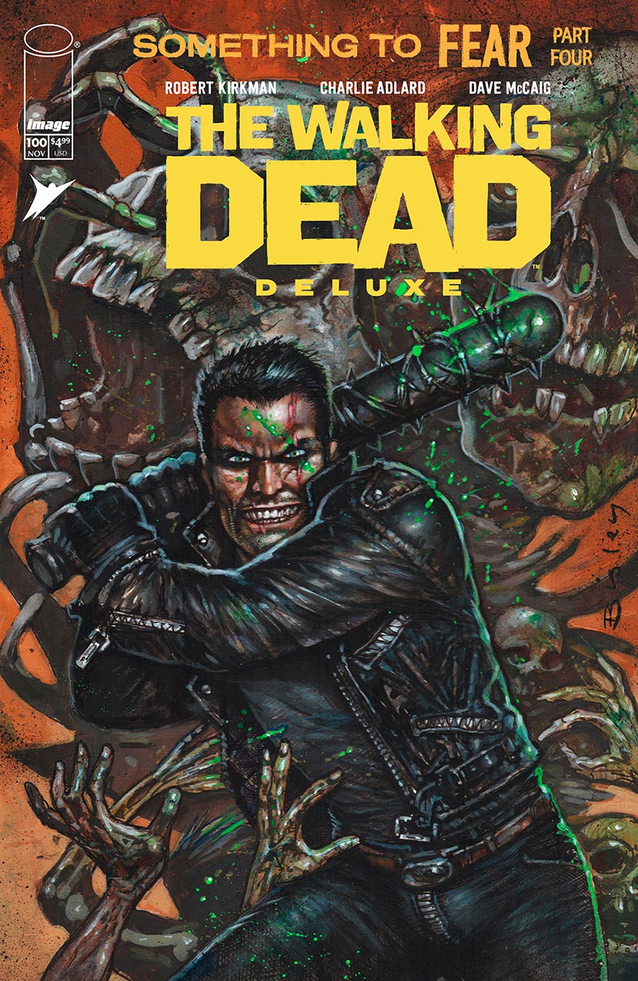 Walking Dead Deluxe #100 Cover H Variant Simon Bisley Cover