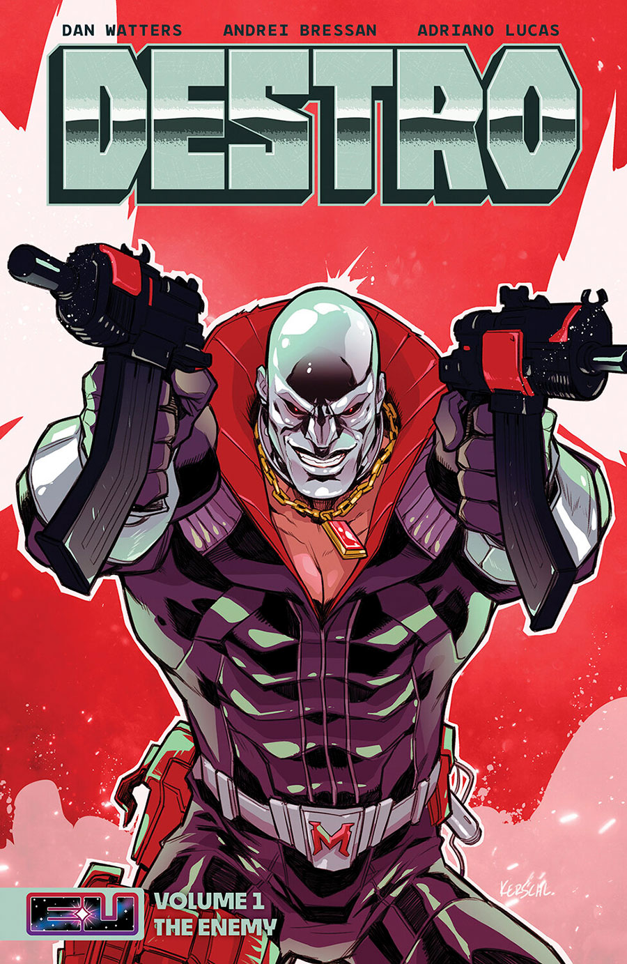 Destro Vol 1 The Enemy TP Direct Market Exclusive Karl Kerschl Variant Cover