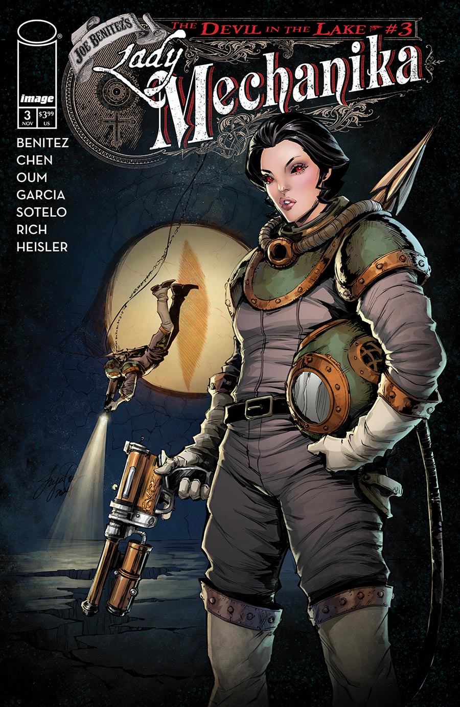 Lady Mechanika The Devil In The Lake #3 Cover B Variant Siya Oum Cover