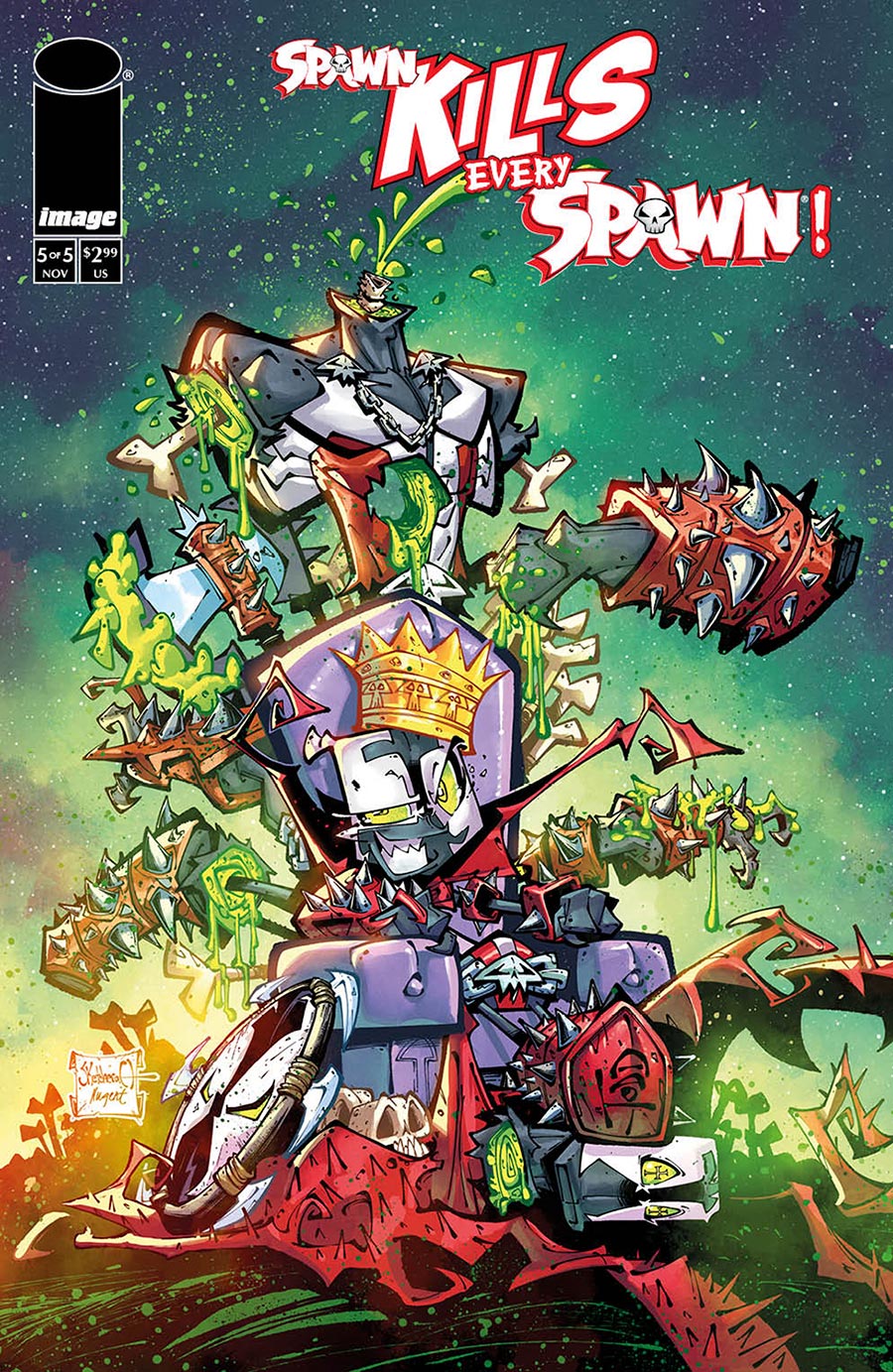 Spawn Kills Every Spawn #5 Cover A Regular Rob Sketchcraft Duenas Cover