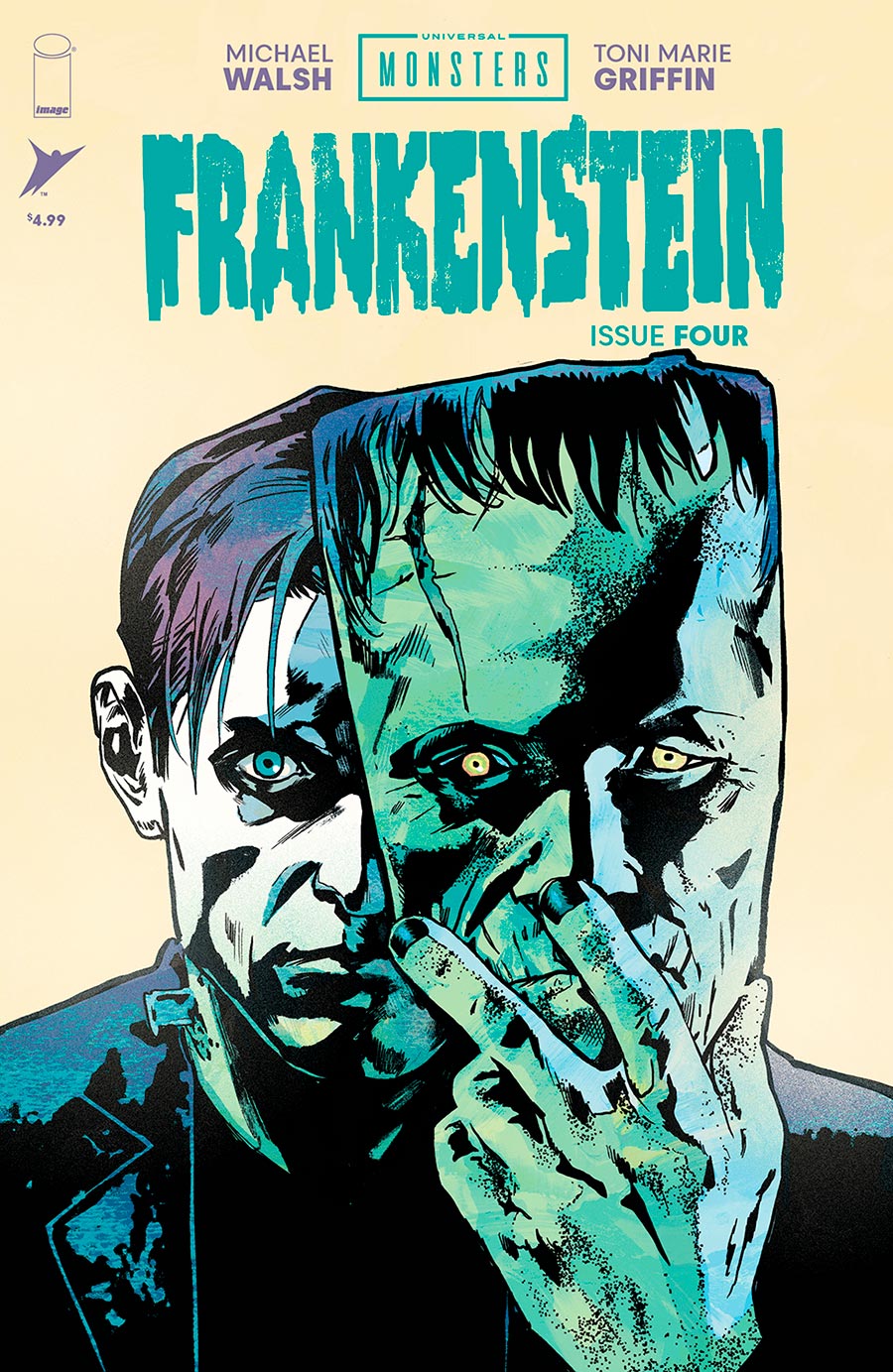 Universal Monsters Frankenstein #4 Cover A Regular Michael Walsh Cover