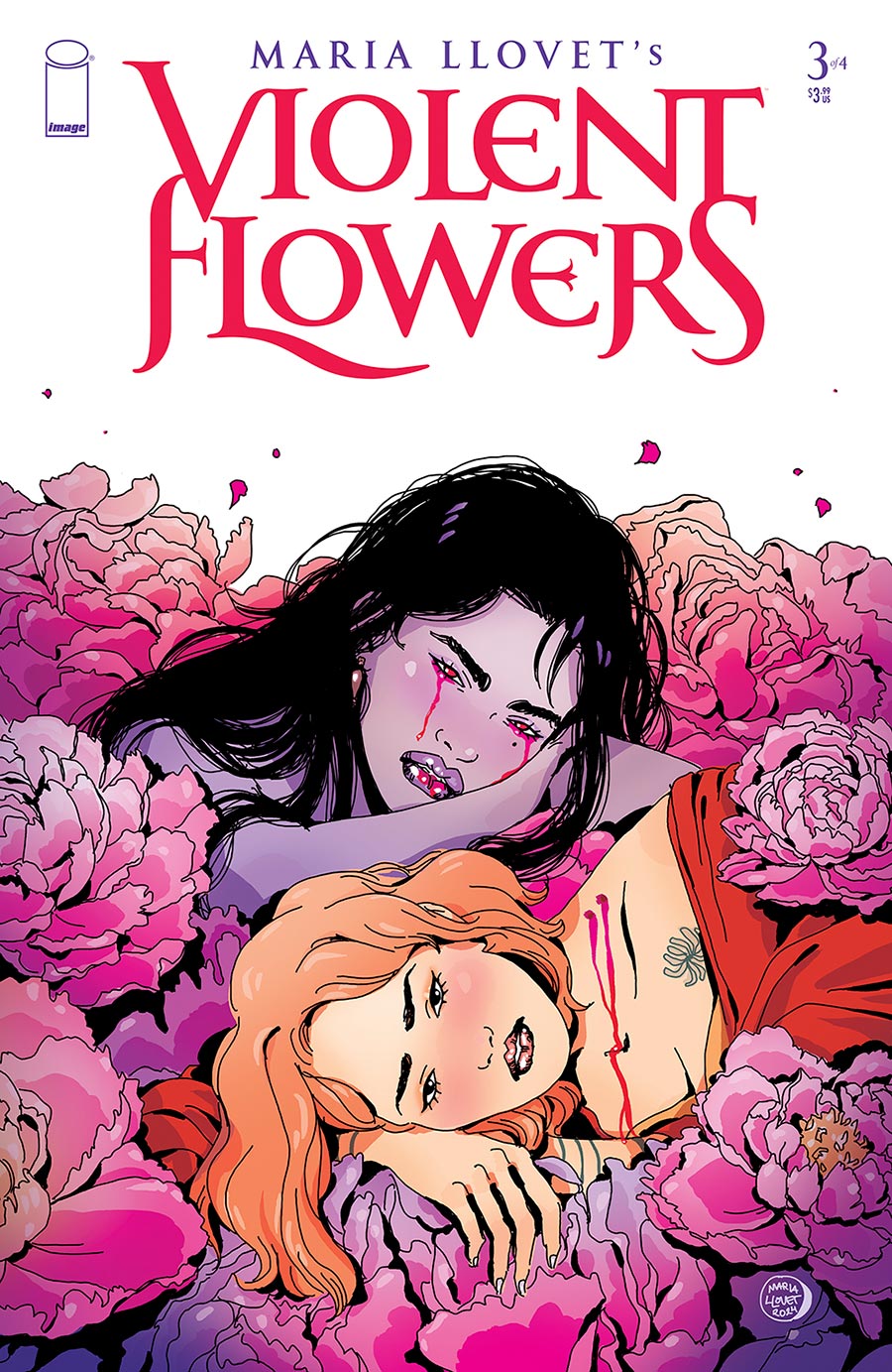 Maria Llovets Violent Flowers #3 Cover A Regular Maria Llovet Cover