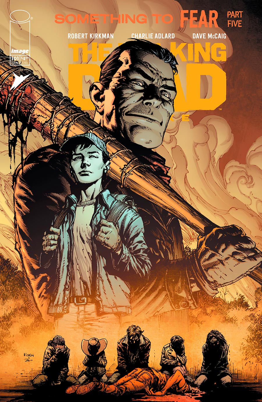 Walking Dead Deluxe #101 Cover A Regular David Finch & Dave McCaig Cover