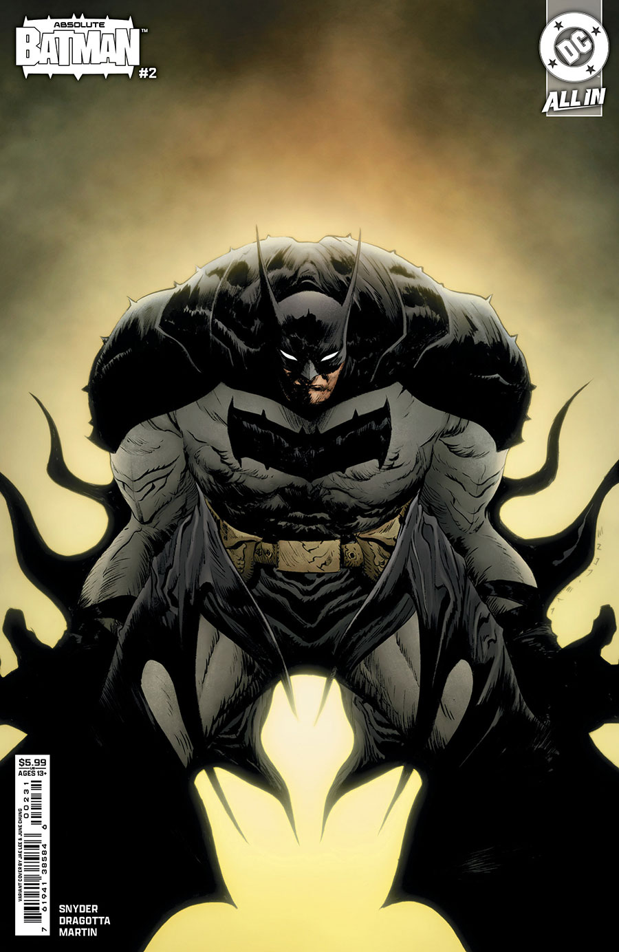 Absolute Batman #2 Cover C Variant Jae Lee Card Stock Cover (DC All In)(Limit 1 Per Customer)