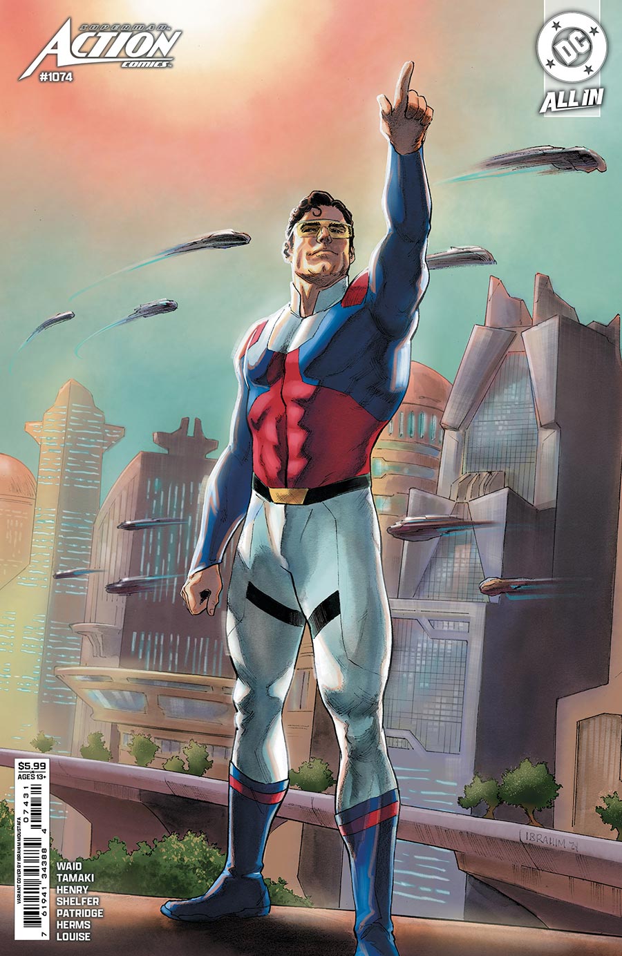 Action Comics Vol 2 #1074 Cover C Variant Ibrahim Moustafa Card Stock Cover (DC All In)