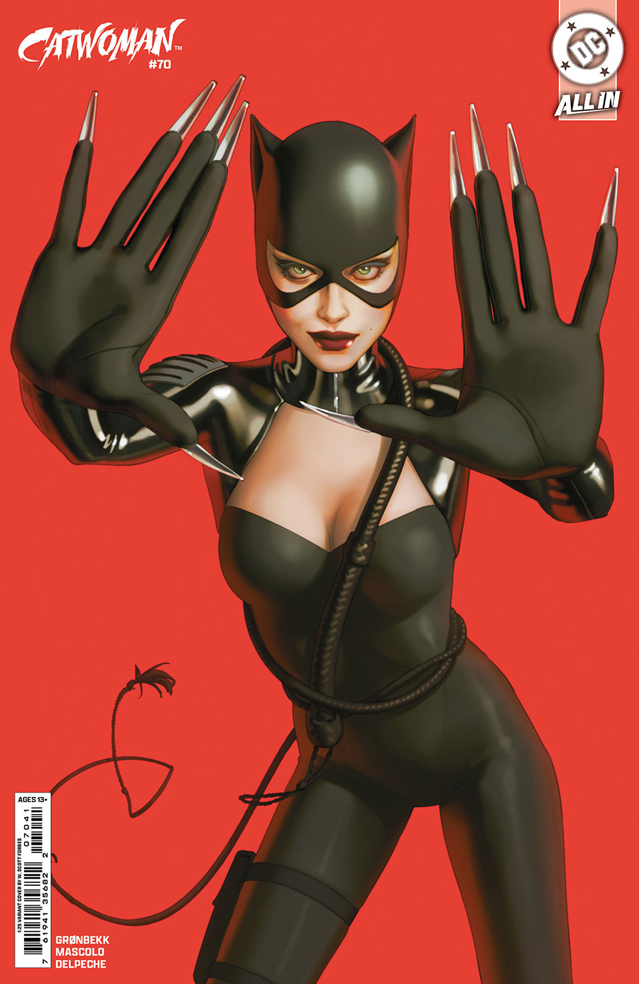 Catwoman Vol 5 #70 Cover D Incentive W Scott Forbes Card Stock Variant Cover (DC All In)