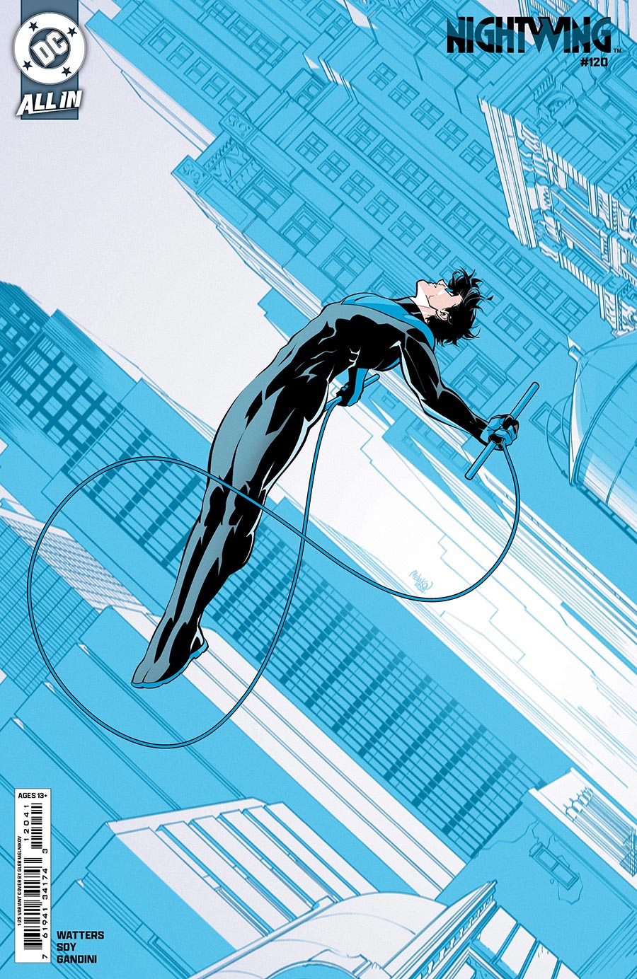 Nightwing Vol 4 #120 Cover E Incentive Gleb Melnikov Card Stock Variant Cover (DC All In)